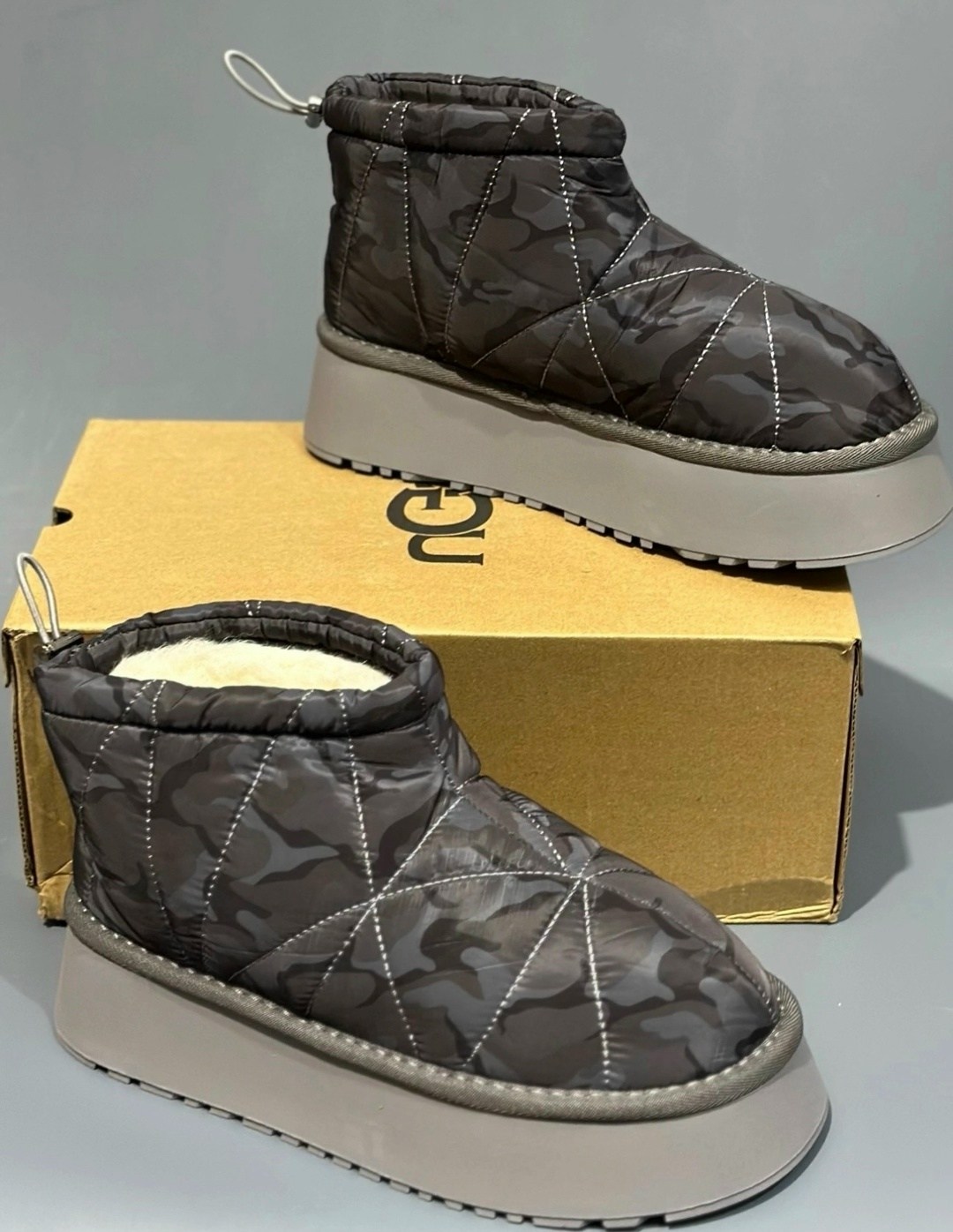 угги,женские угги,дутики на высокой платформе угги lavshe,,дутики женские