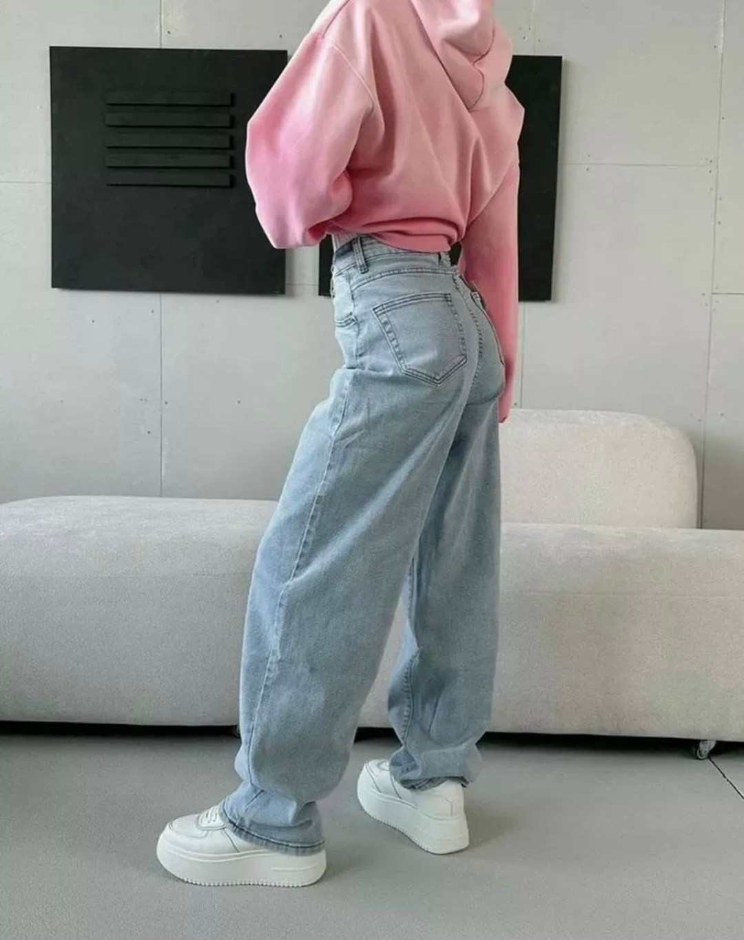 джинсы широкие,стильные джинсы,джинсы трубы,джинсы с широкими штанинами,джинсы baggy