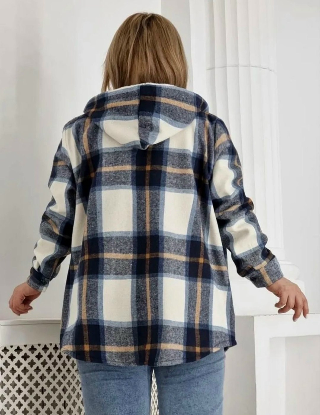 худи оверсайз теплая в клетку удлиненная roza fashion,теплая рубашка,толстовка женская,рубашка женская,рубашка утепленная