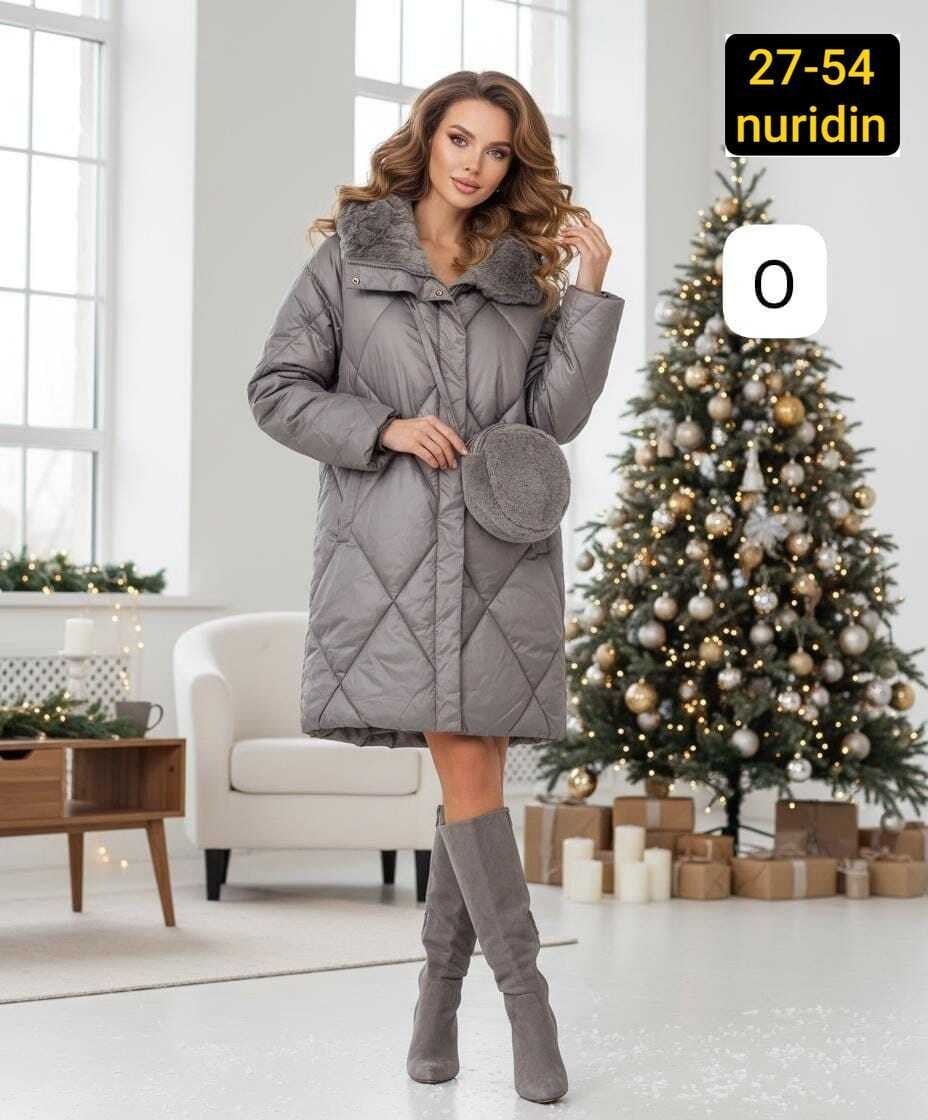 пальто стеганое зимнее cosas caliente,пуховик женский 48-50,стеганое зимнее пальто,пальто женское стеганое,пальто стеганое