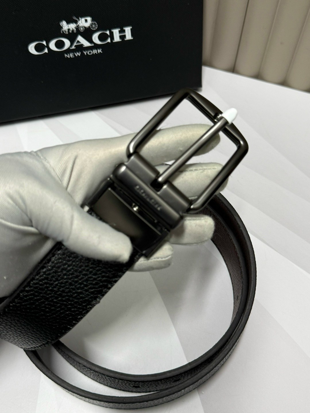 ремень coach,ремень мужские,coach ремень мужской f55434,мужские аксессуары,мужской подарочный набор