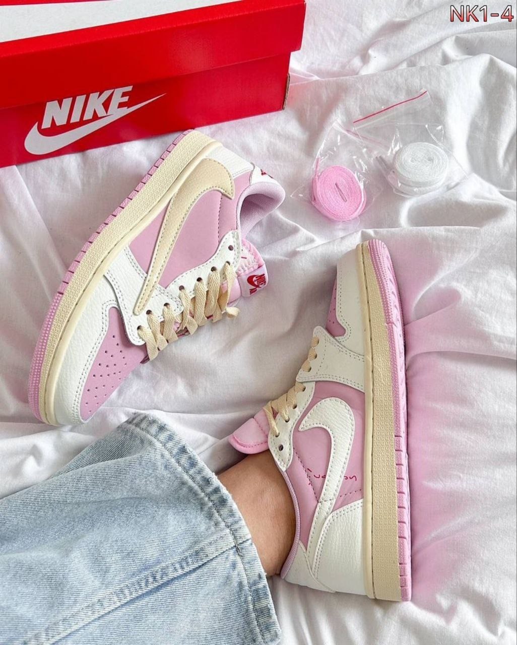 travis scott x air jordan 1 low sail/shy pink,nike air jordan 1 low x travis scott sail shy pink,кроссовки air jordan 1 low x travis scott 'shy pink' unisex,nike air jordan 1 low travis scott shy pink