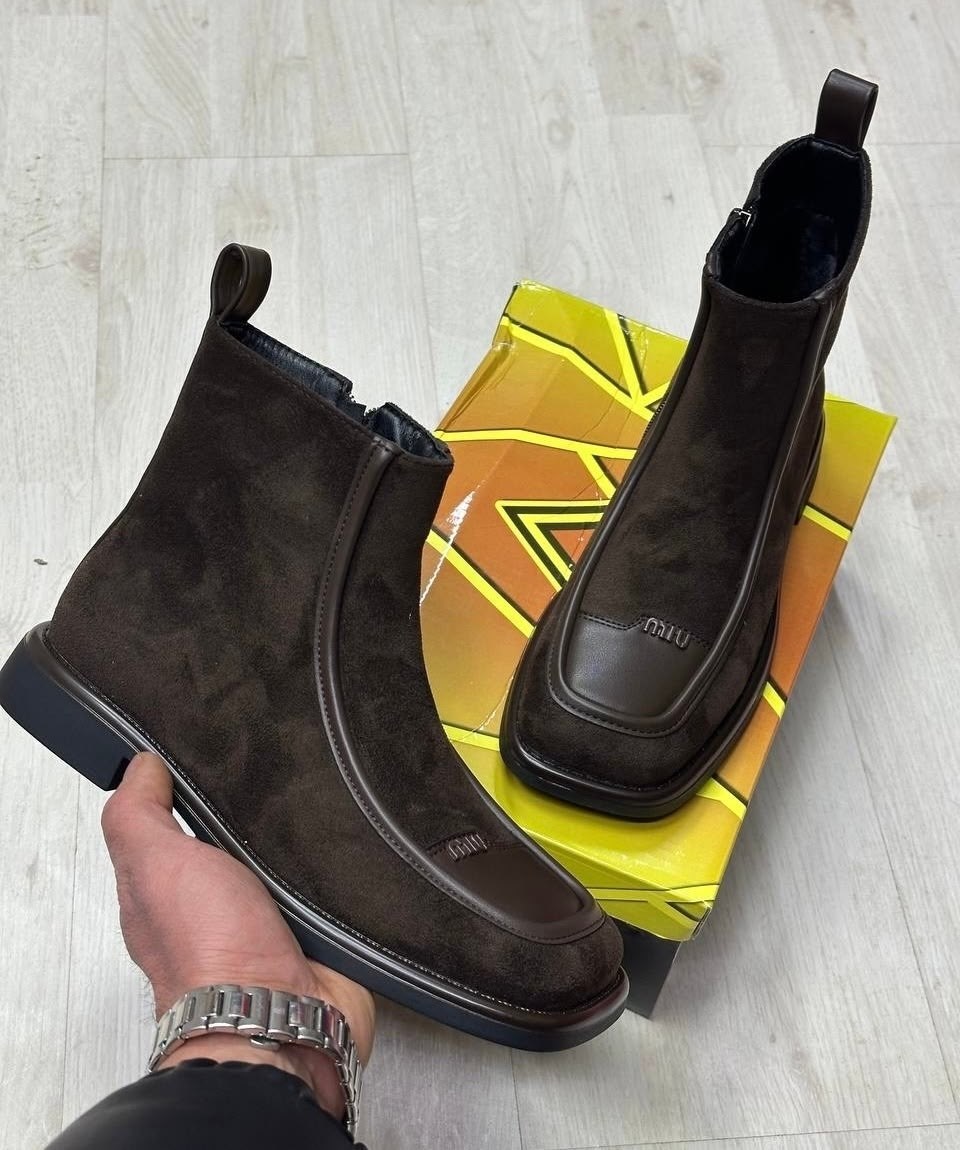 замшевые ботинки,замшевые ботинки челси medicine коричневый,,замшевая ,ботинки натуральная замша