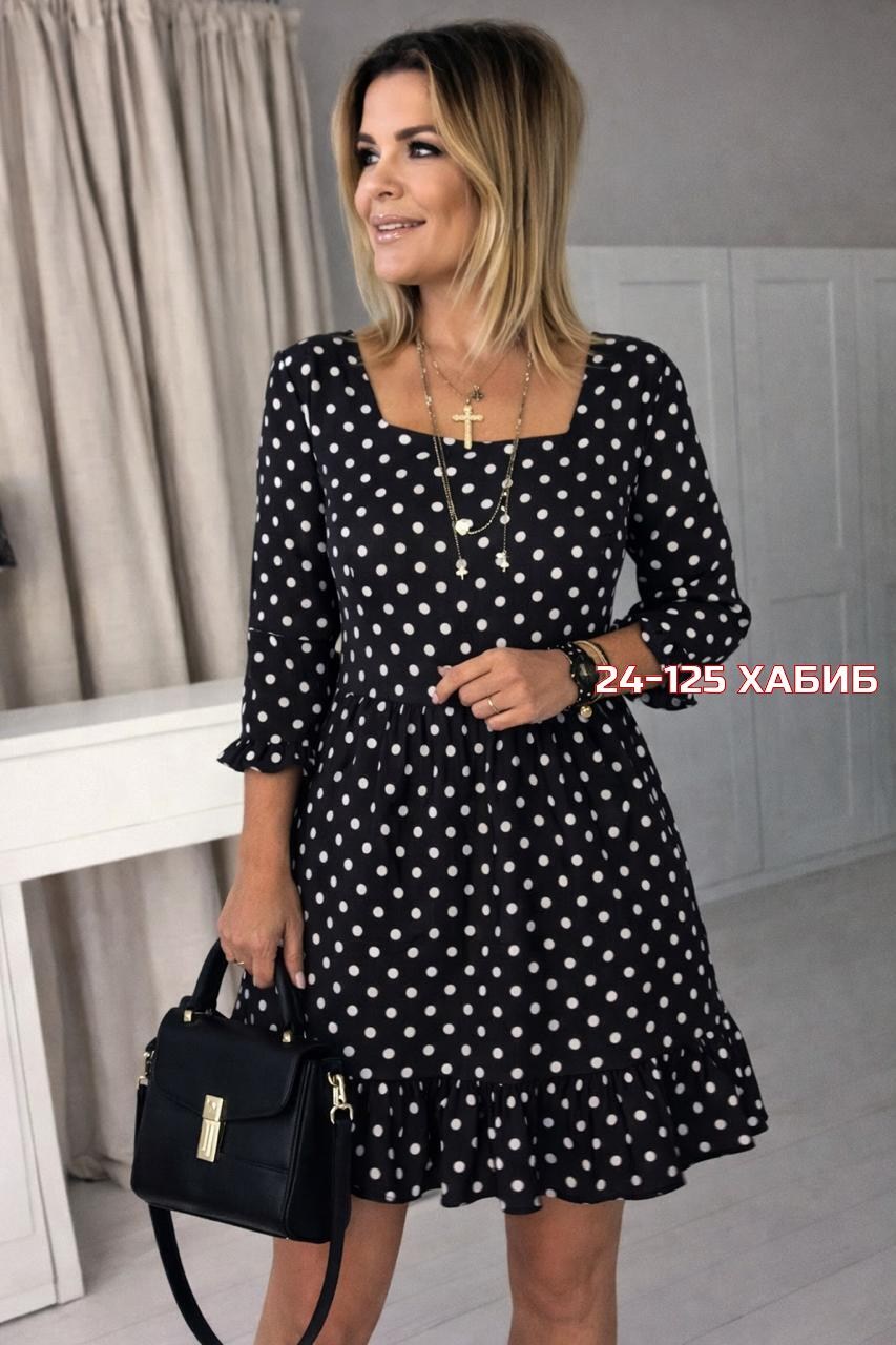 женское платье,платье,женское платье в горох,платья ,женское платье мини