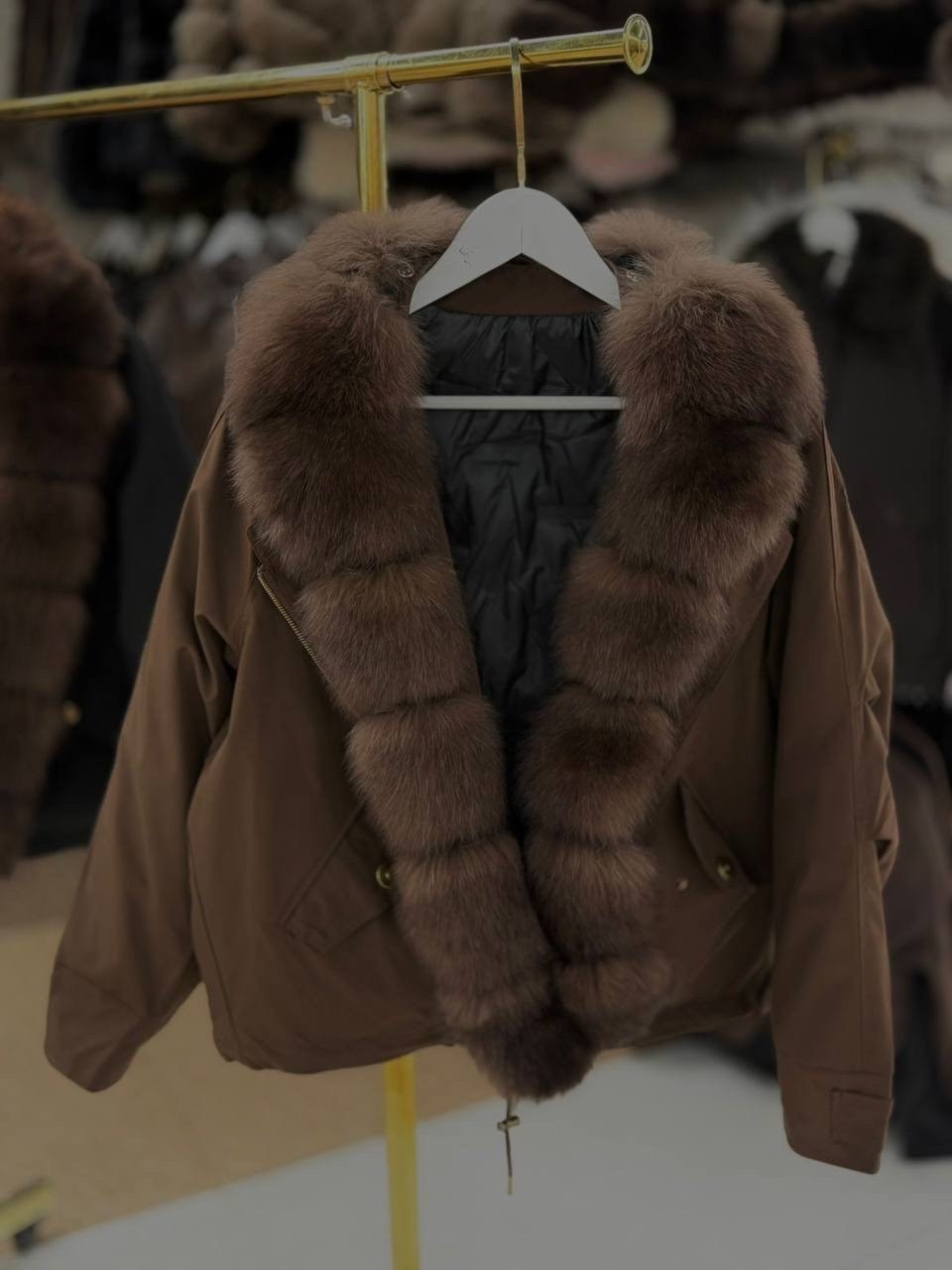 парка люкс с мехом песца,пуховики с мехом,куртка - пуховик с мехом песца city furs,пуховик с натуральным мехом,куртка с мехом