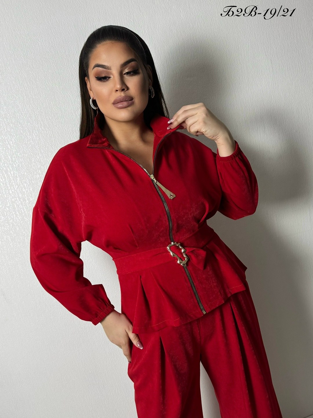 костюм dilanavip 2065 красный,костюм dilana vip 2065 красный,женский костюм,женский брючный костюм,брючной костюм
