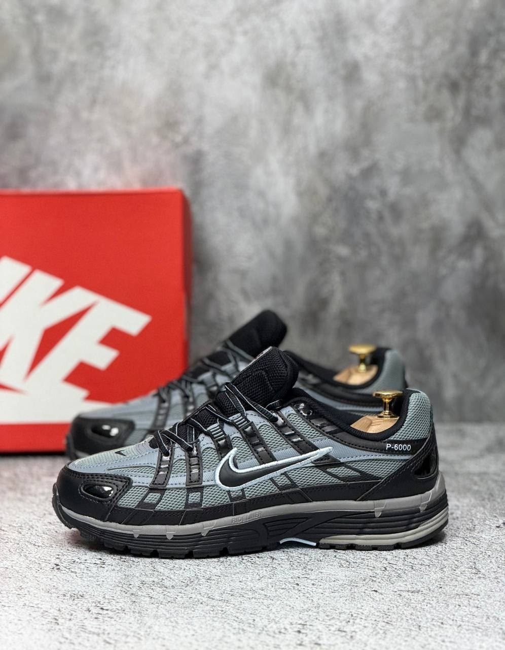 кроссовки p-6000 черно серые nike,кроссовки nike,кроссовки nike p-6000,кроссовка мужской,мужские кроссовки