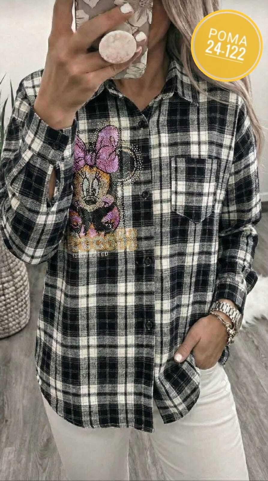 рубашка в клетку женская,рубашка теплая оверсайз в клетку betrendy wear,рубашка в клетку из плотной ткани,женская рубашка,рубашка в клетку