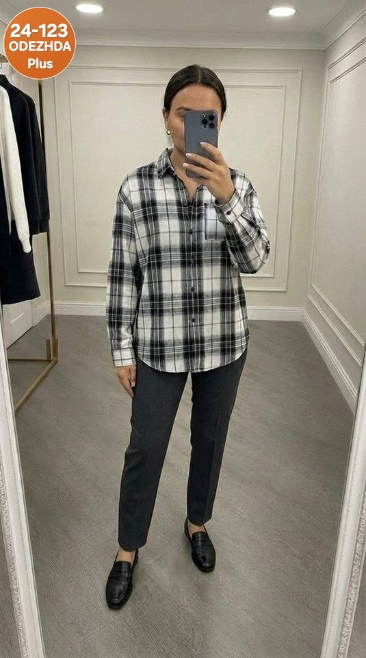 рубашка оверсайз в клетку betrendy wear,женская рубашка в клетку,женская рубашка,рубашка в клетку из плотной ткани,рубашка в клетку