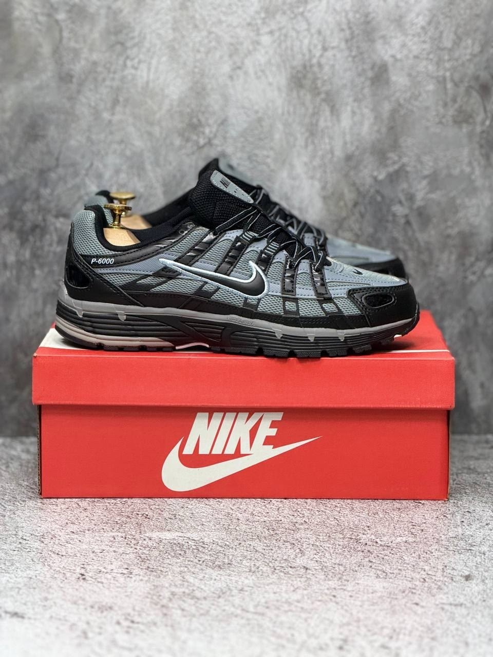кроссовки p-6000 черно серые nike,кроссовки nike,кроссовки nike p-6000,кроссовка мужской,мужские кроссовки