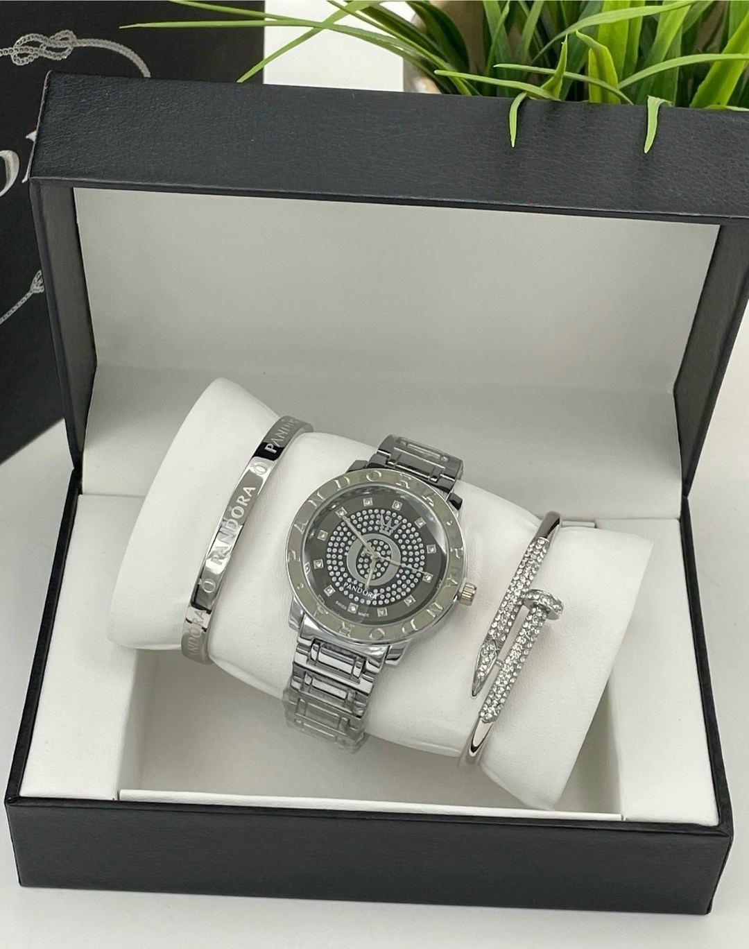 набор часы,часы женские,набор с браслетом,часы наручные женские пандора,часы наручные