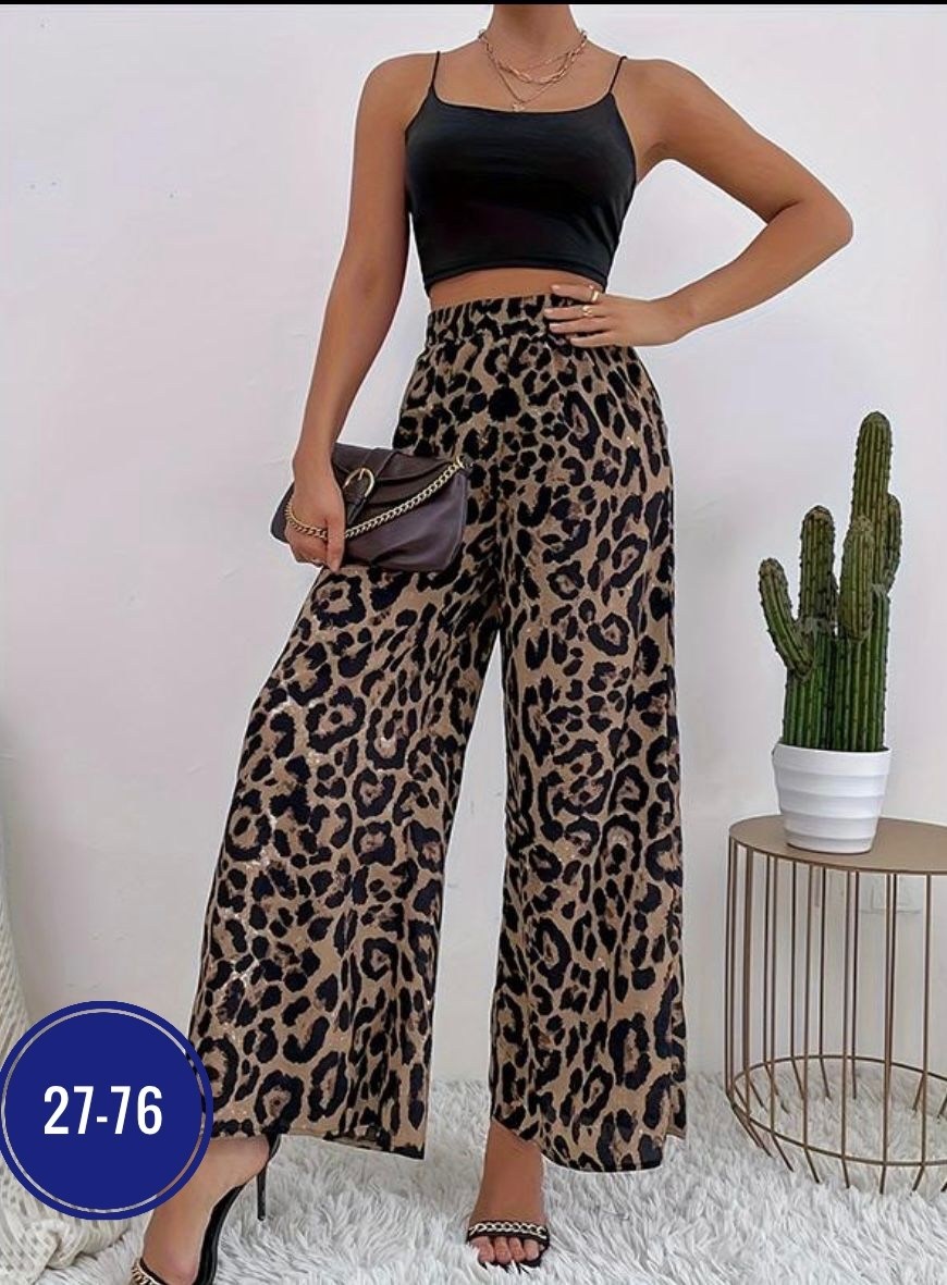 женские брюки с широкими штанинами с леопардовым принтом,повседневные свободные брюки с широкими штанинами и леопардовым принтом,леопардовые широкие брюки,брюки леопардовый принт,широкие брюки с леопа