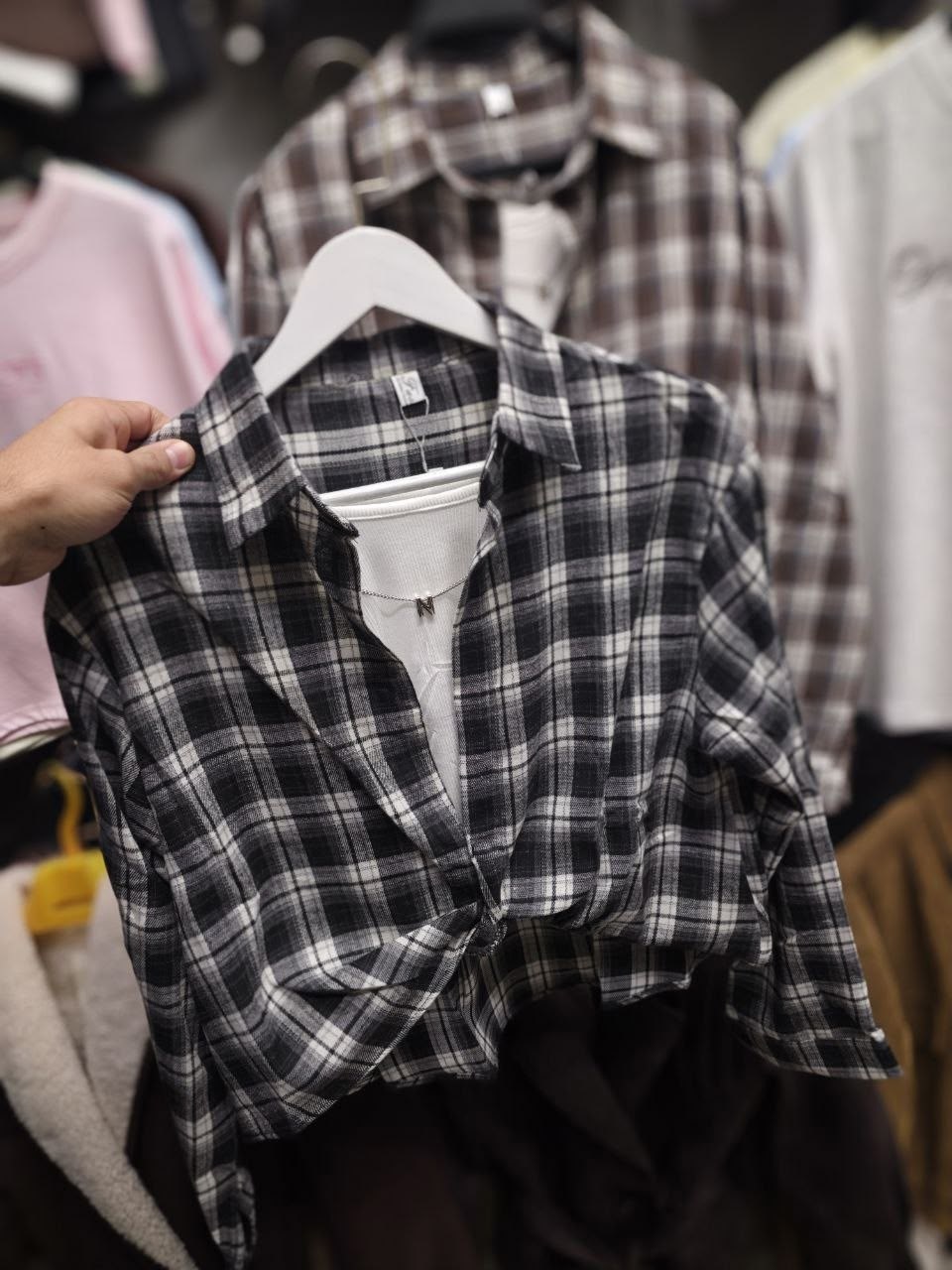 рубашка в клетку оверсайз удлиненная 2e_brand,рубашка в клетку оверсайз удлиненная теплая sondi,рубашка теплая оверсайз в клетку betrendy wear,рубашка женская в клетку оверсайз,рубашка в клетку оверса