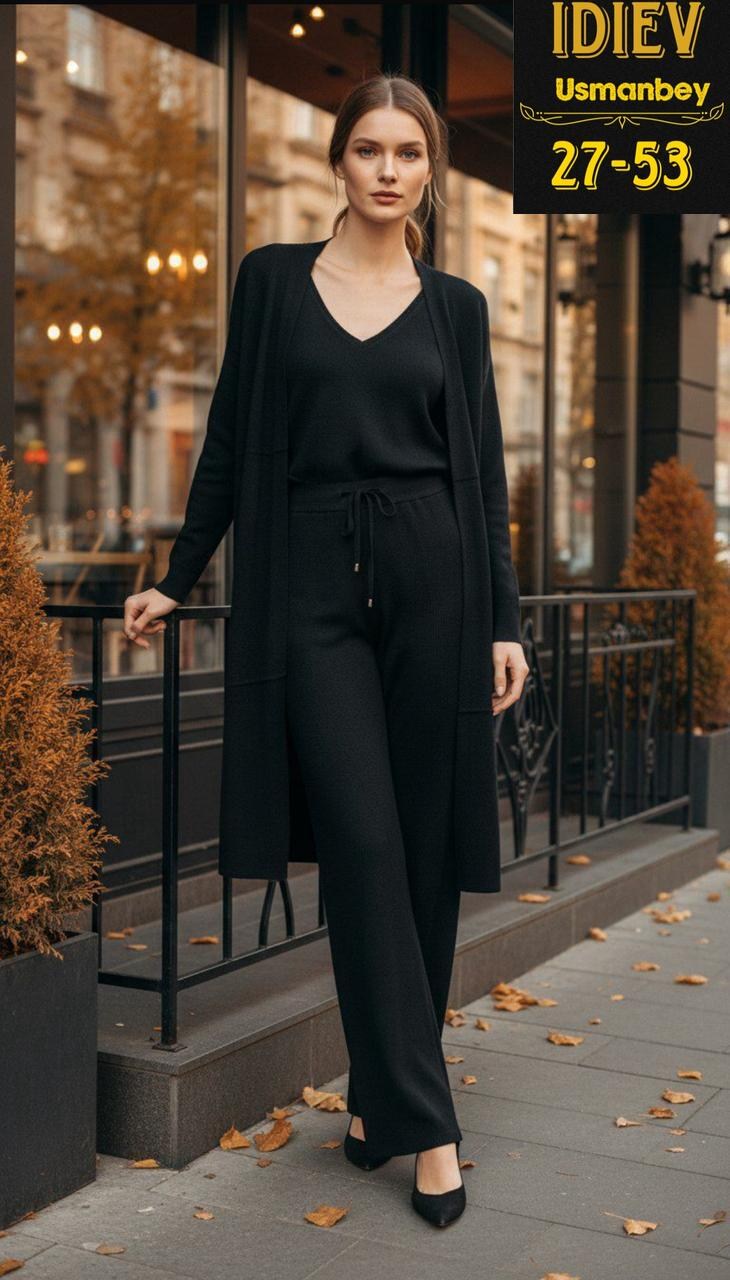 костюм с кардиганом,трикотажные костюмы,женские брючные костюмы,костюм бежевый,костюм женский тройка