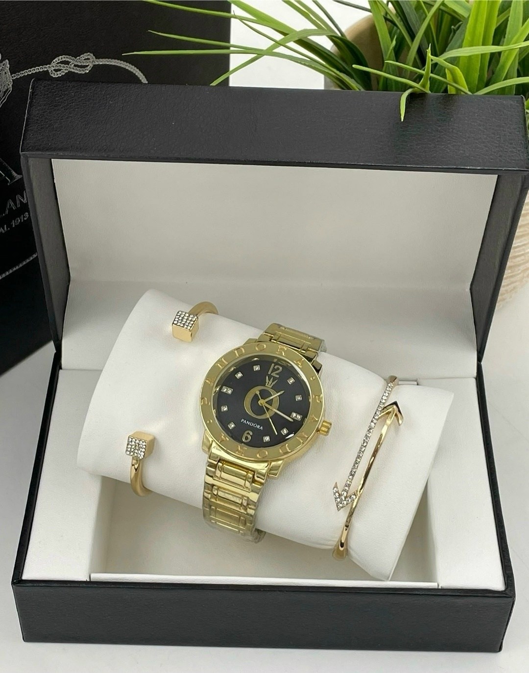 набор часы,часы женские,набор с браслетом,часы наручные женские пандора,часы наручные