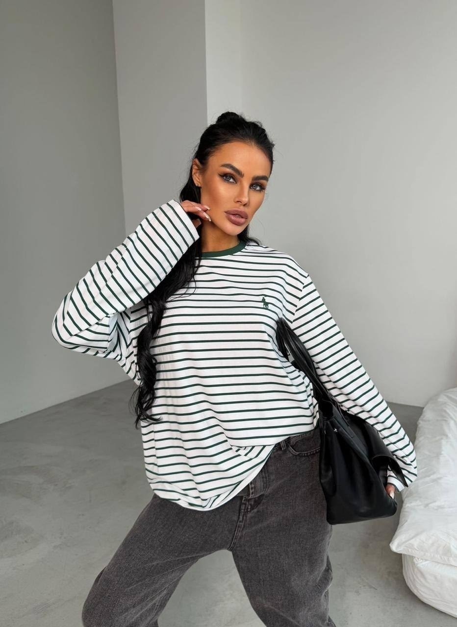 лонгслив оверсайз хлопок базовый джемпер тельняшка в полоску la stella,кофта в полоску,свитшот женская,кофты оверсайз,тельняшка лонгслив