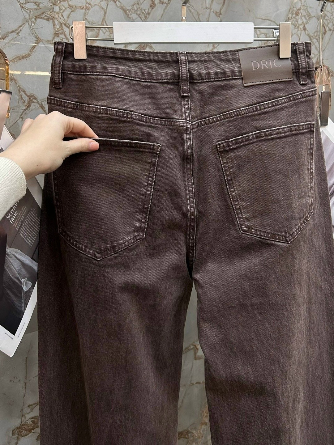 женские джинсы,коричневые джинсы,джинсы широкие,брюки джинсы,прямые джинсы