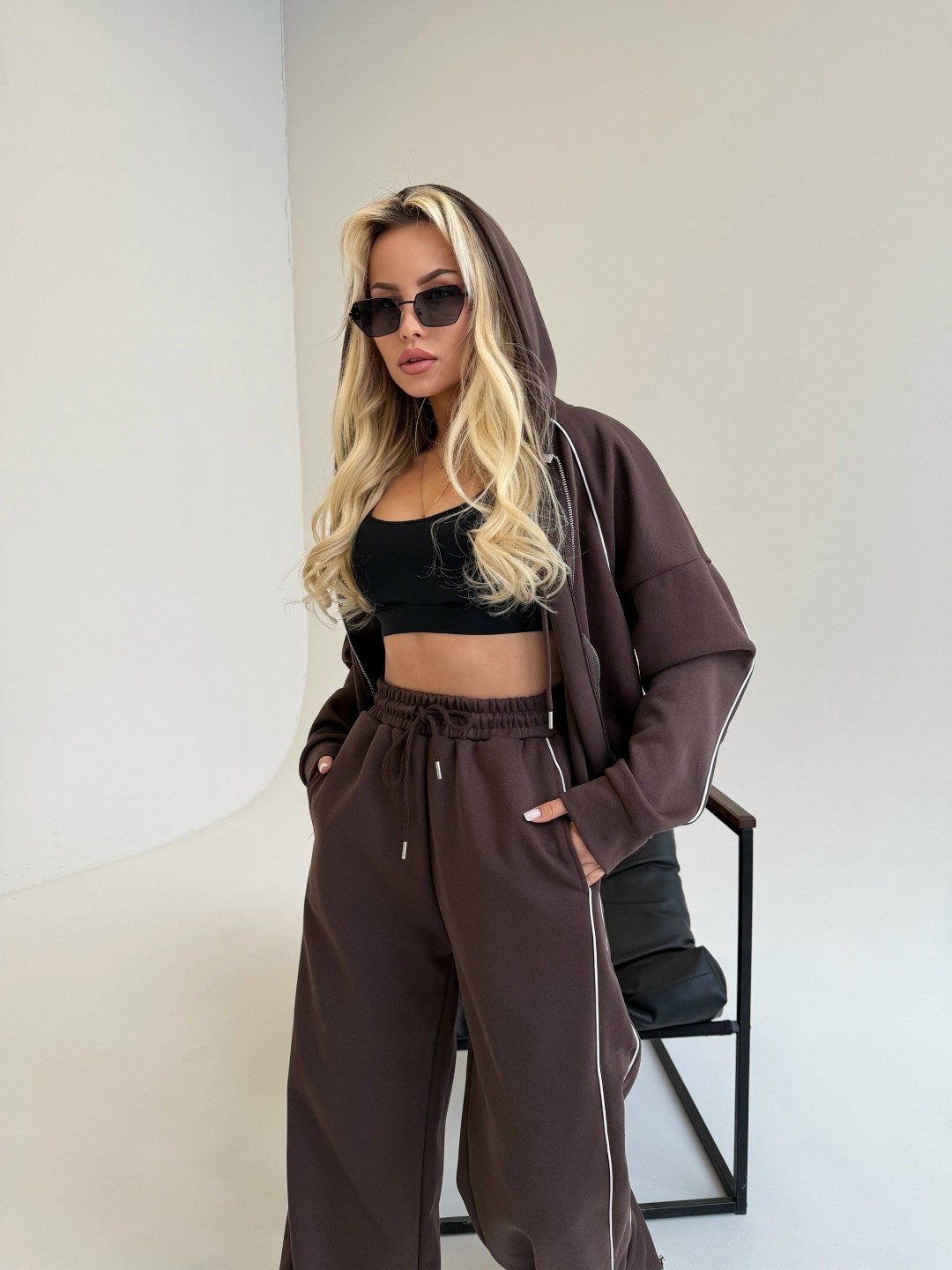 спортивный костюм,костюм с брюками,женский спортивный костюм,спортивный костюм на флисе,спортивный костюм женский на молнии saliko цвет бордовый