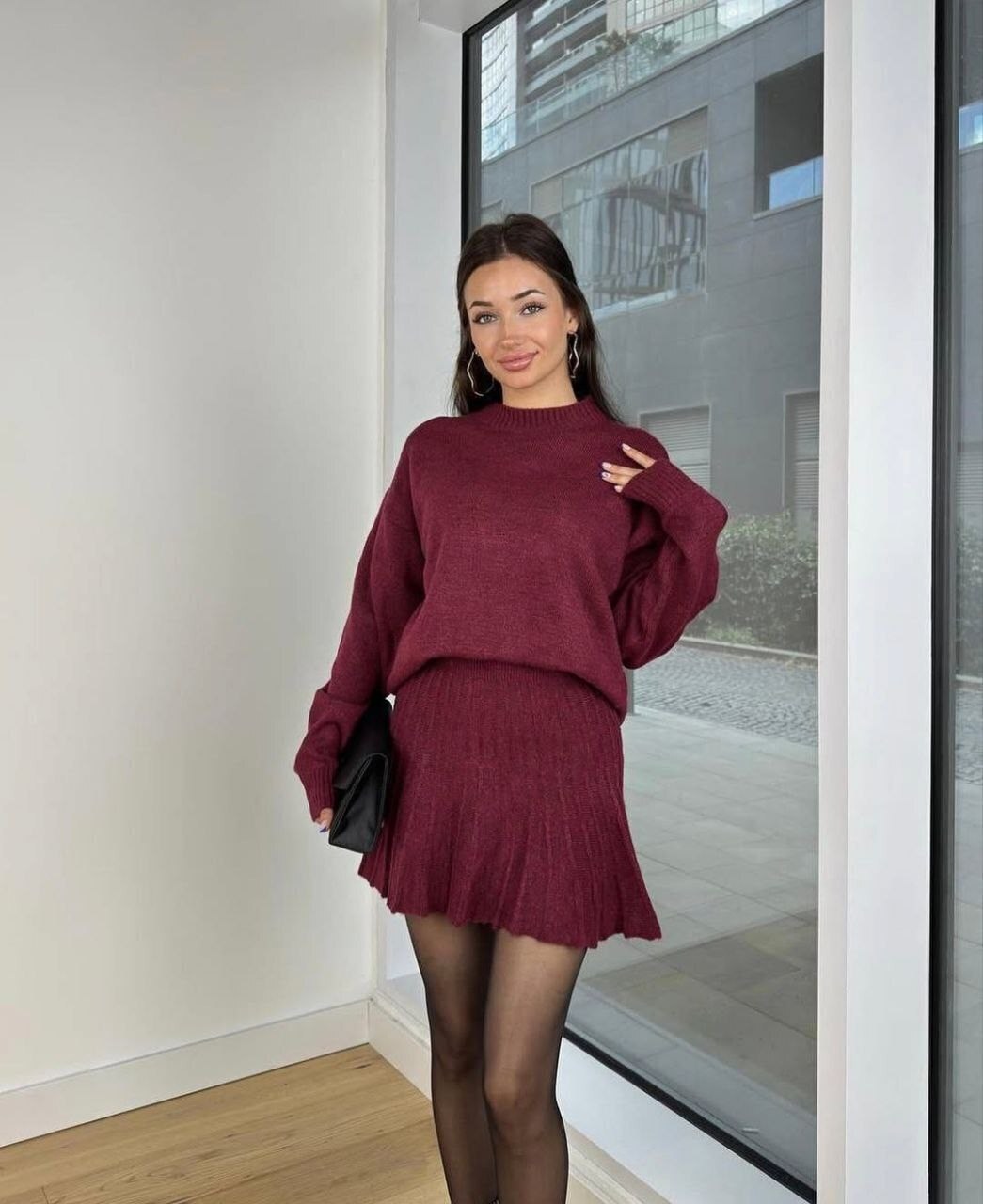 костюм свитер + юбка,вязаный трикотажный костюм с юбкой-солнце и кофтой,вязаный костюм с юбкой,костюм деловой вечерний двойка с юбкой вязаный,костюм двойка кашемир
