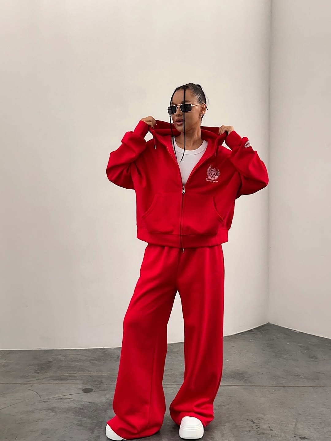 костюм женский ,женский костюм  москва,костюм спортивный на молнии палаццо с кулиской 05mrk цвет желтый,костюм корея,спортивный костюм