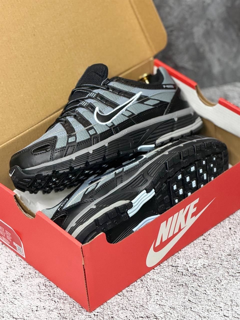 кроссовки p-6000 черно серые nike,кроссовки nike,кроссовки nike p-6000,кроссовка мужской,мужские кроссовки