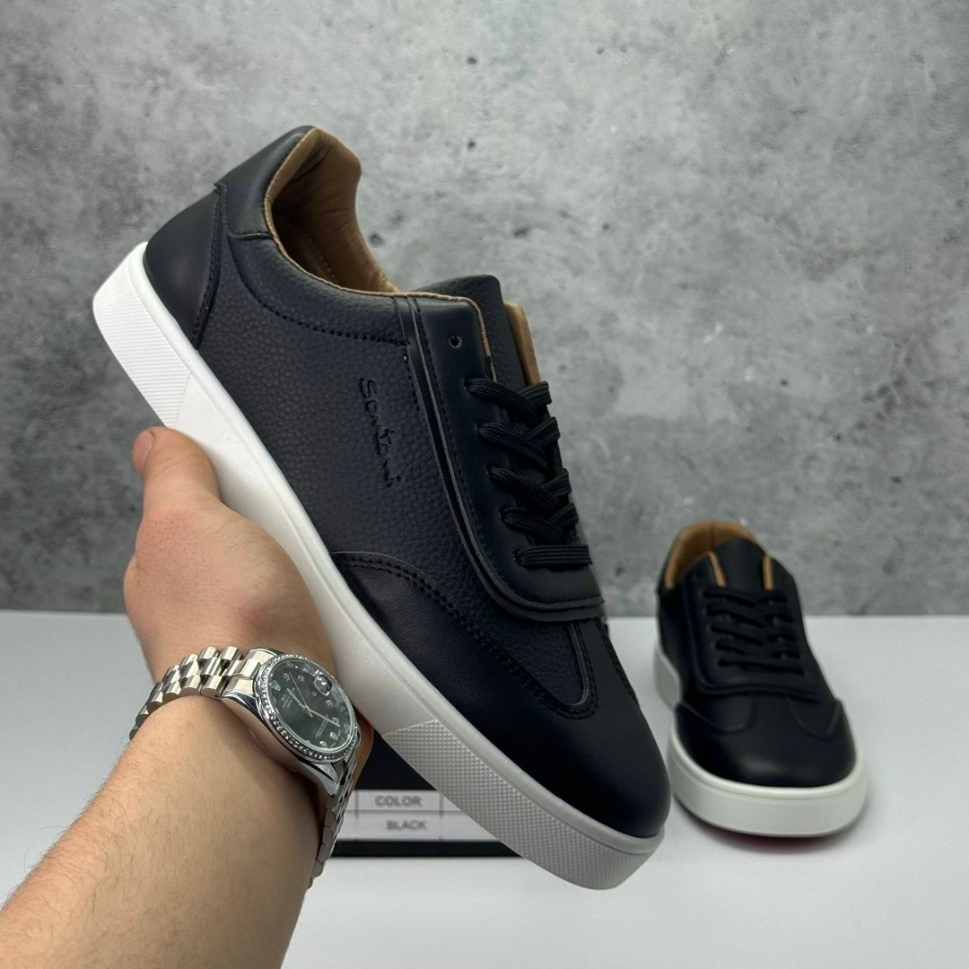 ,мужская ,мужские кеды santoni,кеды santoni,кеды мужские кожаные