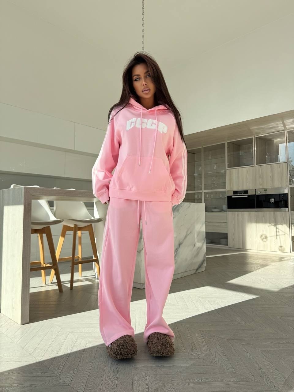 костюм спортивный на молнии палаццо с кулиской liya цвет желтый,костюм спортивный на молнии палаццо с кулиской liya 309939375,костюм спортивный женский,спортивный костюм,спортивный костюм двойка sport