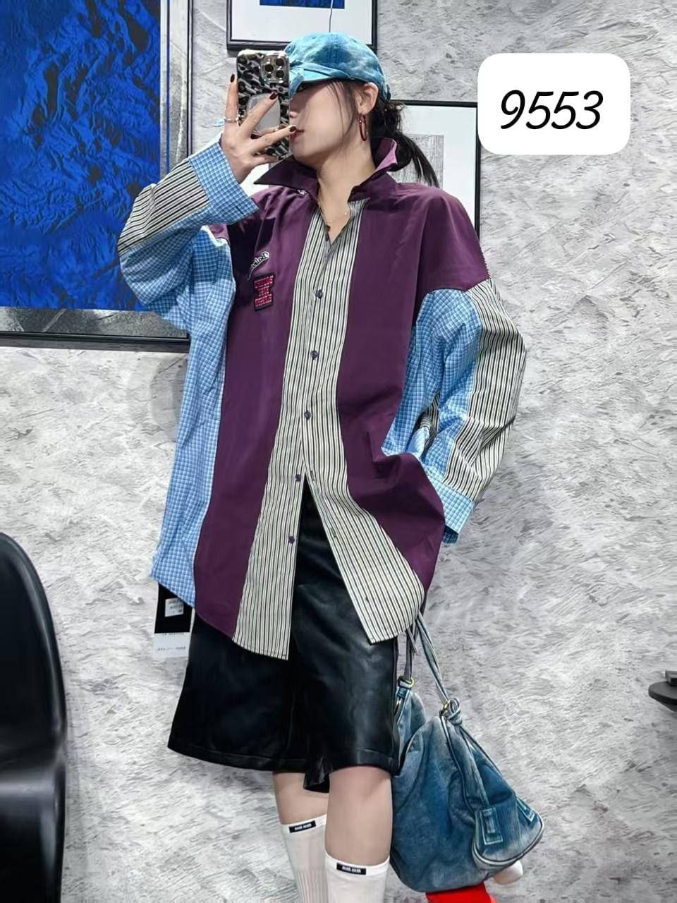 рубашка пэчворк,повседневная рубашка,модная женская рубашка,длинная рубашка,женская рубашка