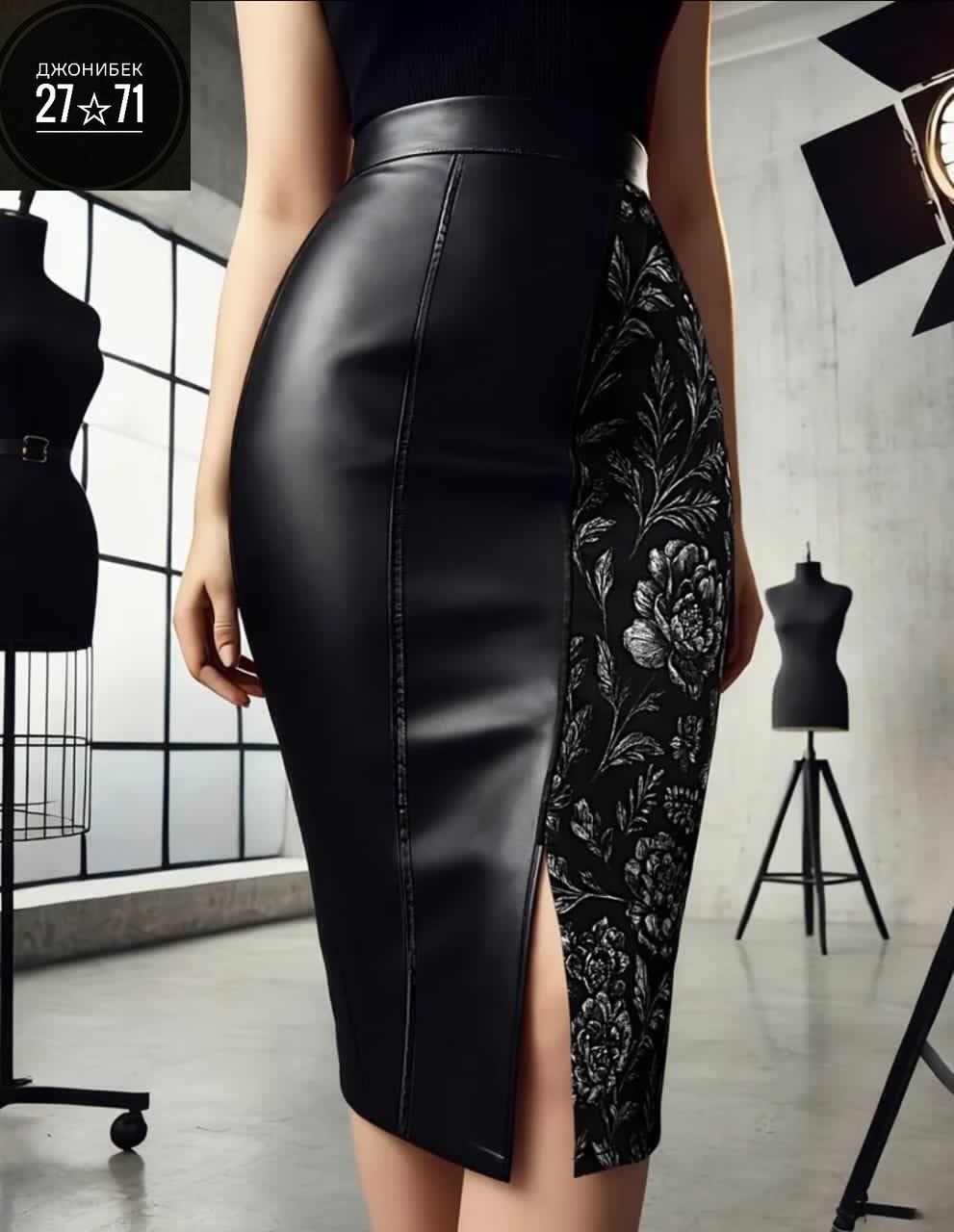 кожаные юбки для полных женщин,кожаные юбки для полных девушек,кожаные юбки для полных,кожаная юбка с разрезом,юбка из экокожи