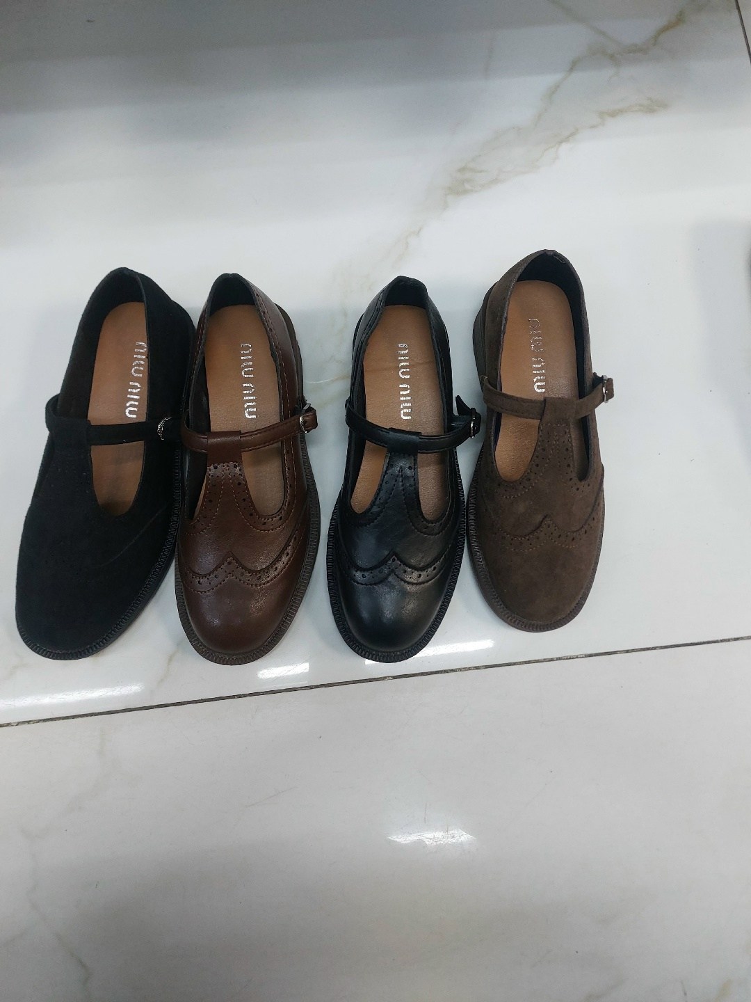 ,женская ,женские кожаные коричневые туфли miu miu,обуви, туфли