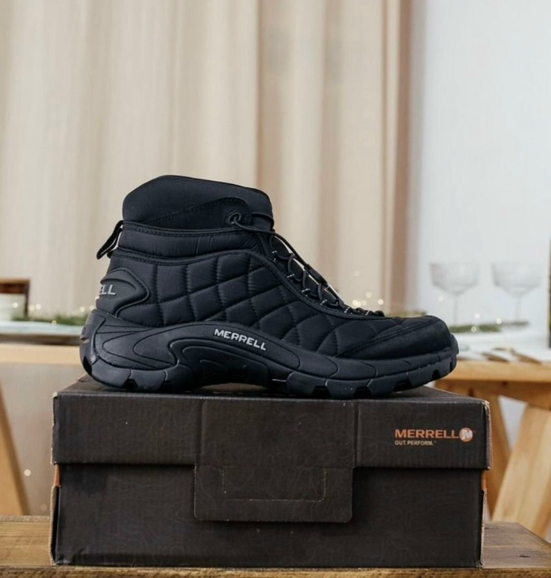 зимние ботинки merrell ice cap moc ii,зимние ботинки merrell,утеплённые кроссовки merrell ice cap moc,кроссовки merrell,мужские кроссовки merrell