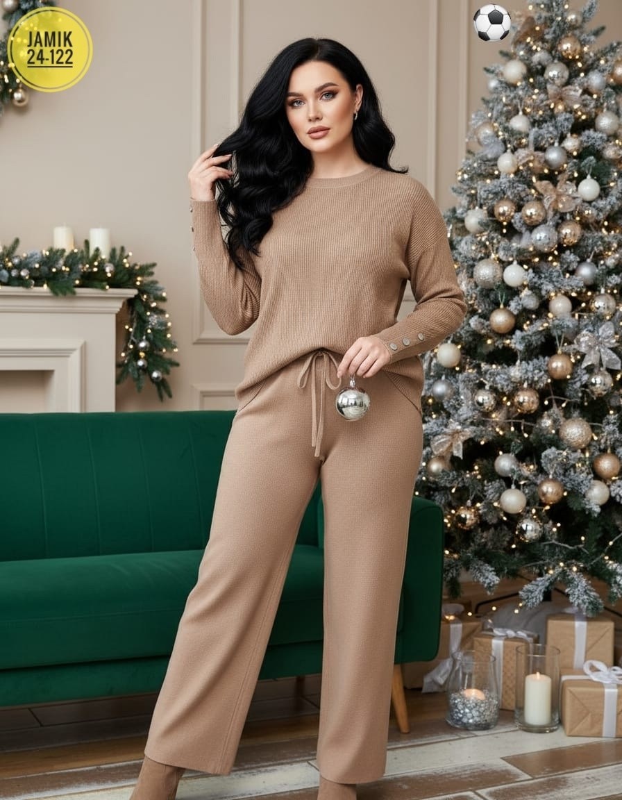 трикотажные костюмы,костюм женский: свитер и штаны (one size 42-48) арт. 1413990,арт. 1558017 костюм женский: свитер и штаны (one size) 44-50,женский трикотажный костюм,трикотажный брючный костюм