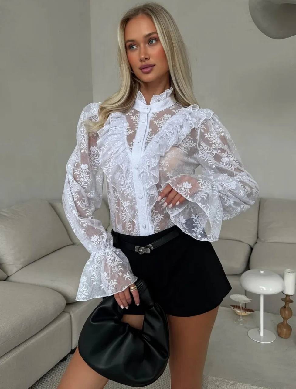 кружевная блузка нарядная disorelle,прозрачная блузка,нарядная блуза,кружевная блузка,вечерняя блузка