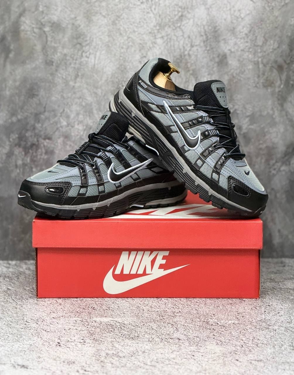кроссовки p-6000 черно серые nike,кроссовки nike,кроссовки nike p-6000,кроссовка мужской,мужские кроссовки