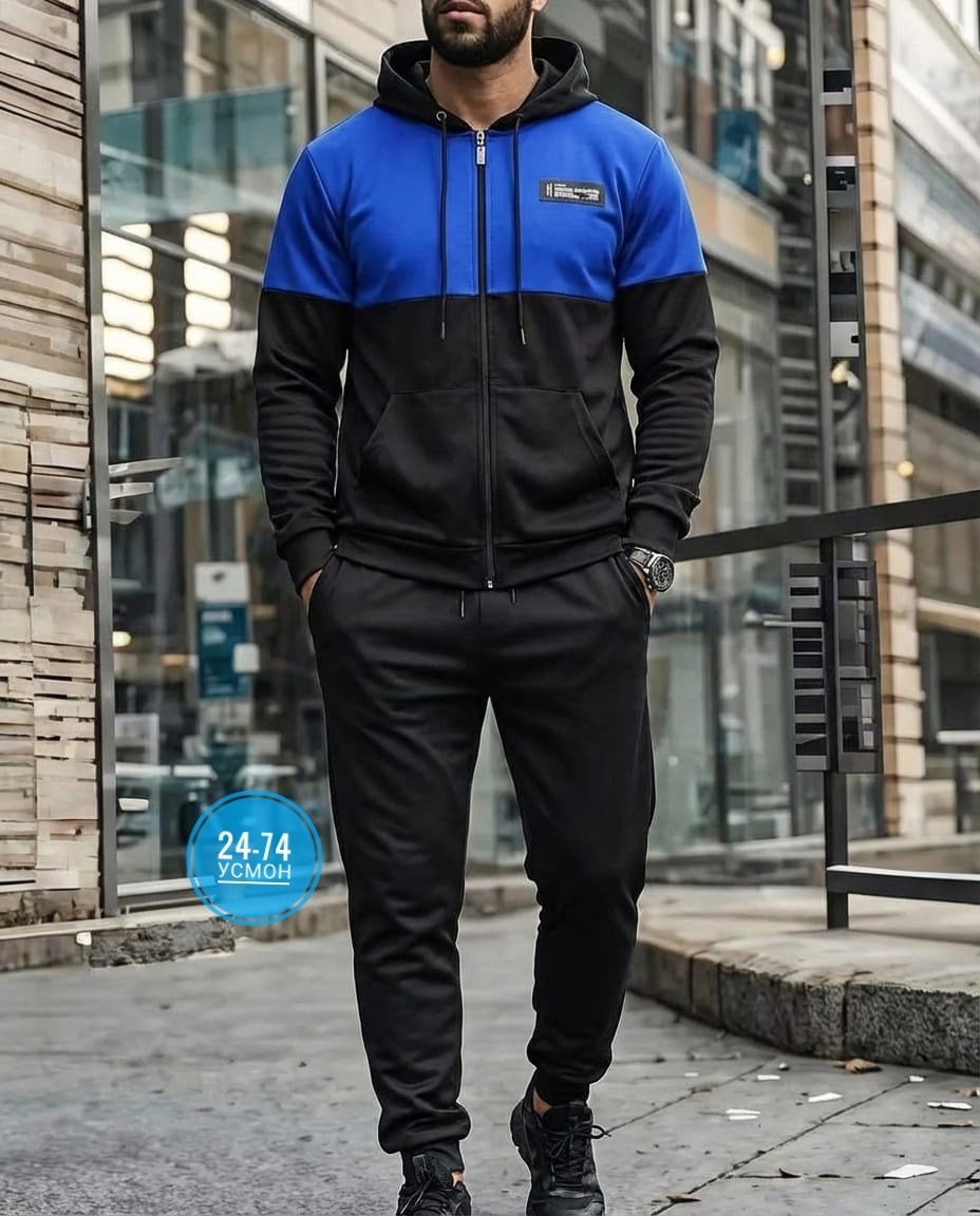 спортивный костюм мужской,костюм спортивный,костюм на флисе,костюм мужской спортивный утепленный толстовка и штаны арт. 952873,костюм спортивный мужской спортивный костюм