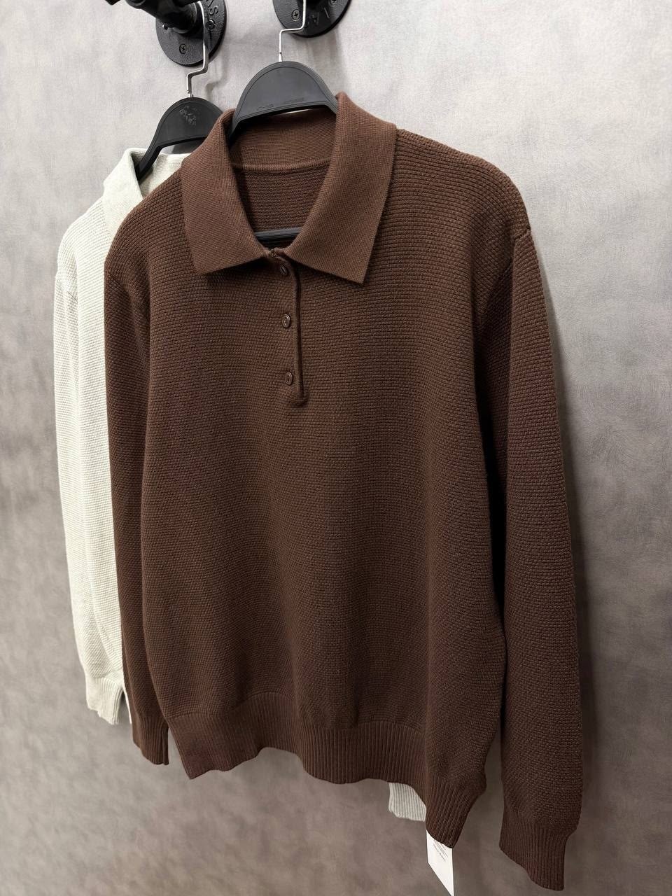 свитер с воротником поло,свитер джемпер женский,свитер поло,комплект свитер,свитер с воротником