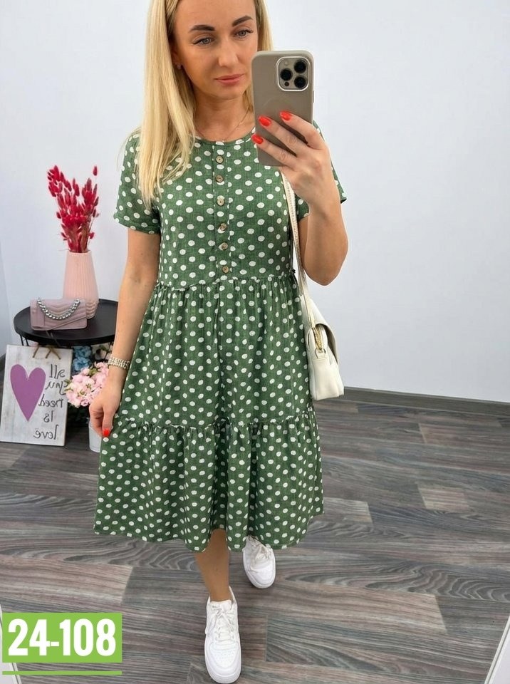 платье женское,платье женское в горох,платье летнее,платье миди летнее,платье