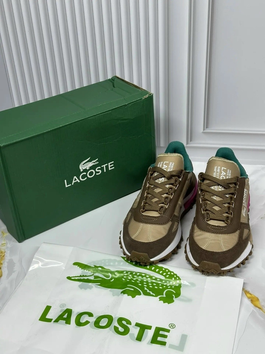 кроссовки женские lacoste elite active коричневый,кроссовки lacoste,кроссовки lacoste elite active,,кроссовки женские новые lacoste premium