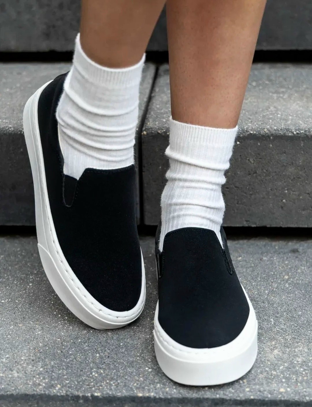 женские слипоны,,слипоны женские на платформе,слипоны женские на высокой платформе,слипоны черные