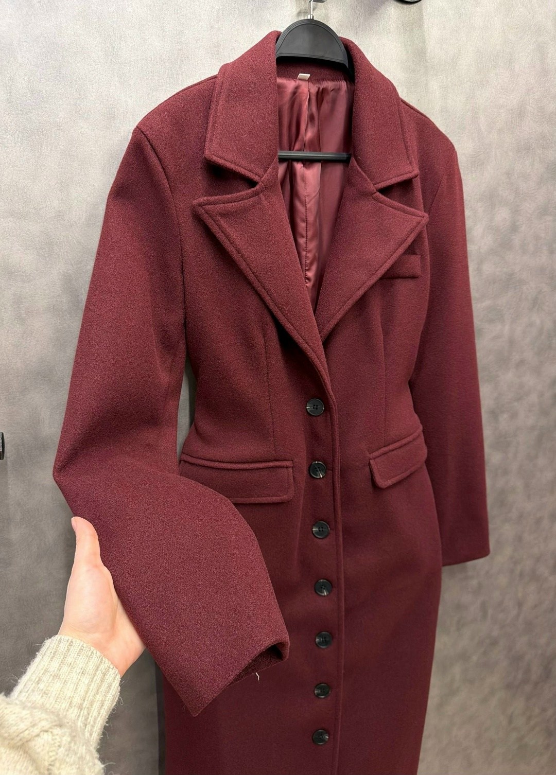 пальто цвета марсала,модное пальто,бордовое пальто,пальто бордовое женское,пальто бордового цвета