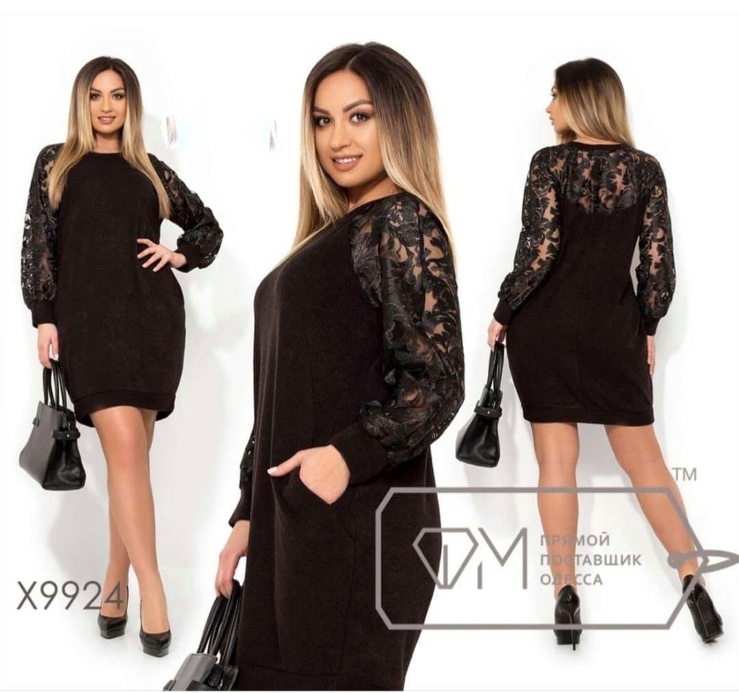 платье с гипюром,платье,фабрика моды платье черное,нарядное платье,прямое платье