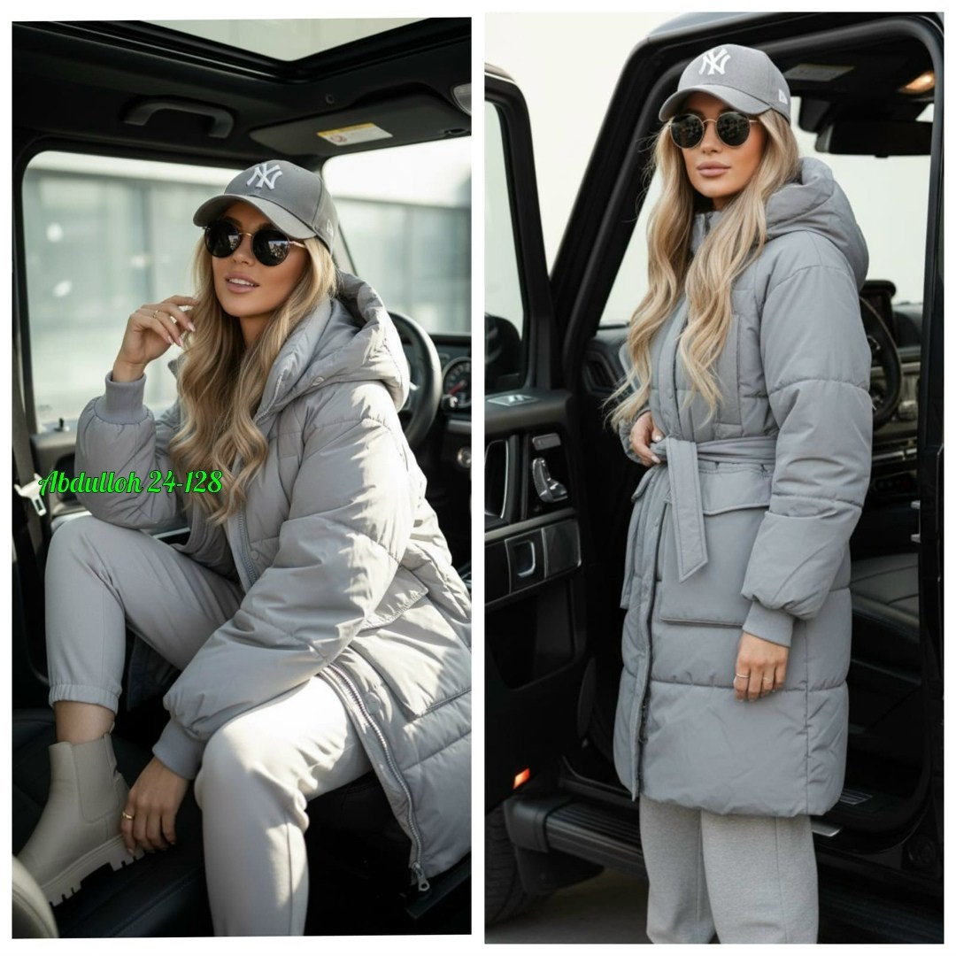 удлиненная куртка зимняя с капюшоном и воротником brusni4ka fashion 244312489,женская зимняя куртка,женская куртка пуховик,женская куртка,пуховик зимний женский