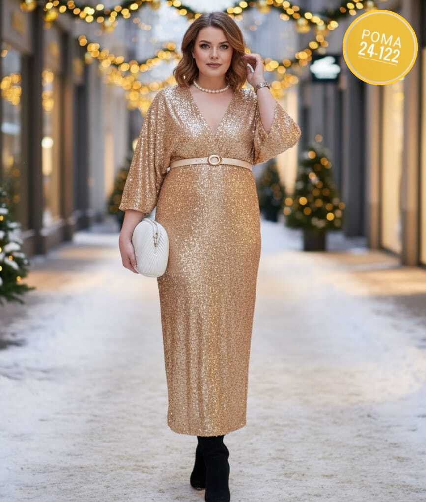 нарядное платье,платье,вечернее платье с пайетками invite 4087 серый размер 50-58,платье полуприлегающее из трикотажа с пайетками и v-образным вырезом invite 4087,вечернее платье