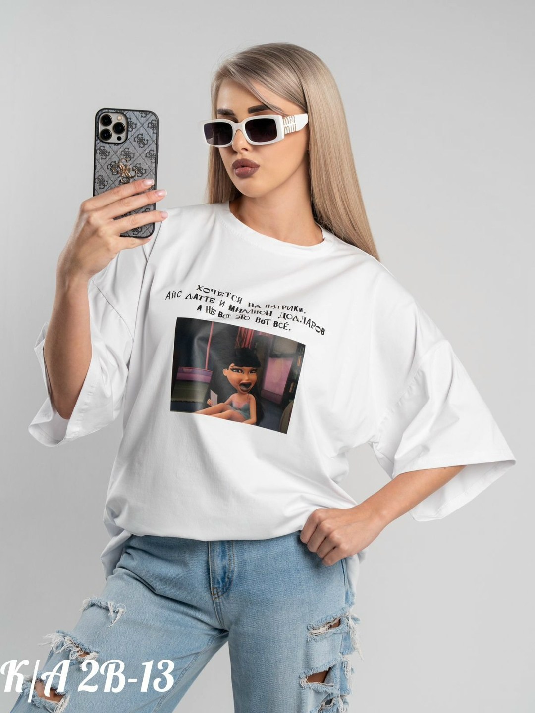 футболка оверсайз,белая футболка оверсайз,футболка женская оверсайз,футболка оверсайз с принтом удлиненная tettavi,женская футболка