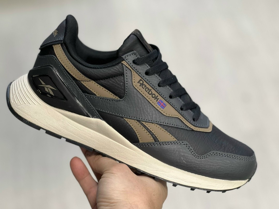 кроссовки reebok classic leather 'black army green',мужские кроссовки reebok,кроссовки reebok classic,кроссовки reebok classic leather,кроссовки унисекс reebok classic leather зеленые