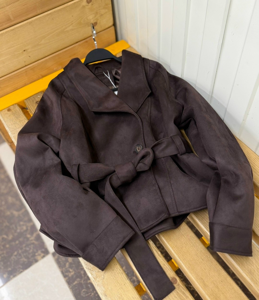 пальто-пиджак из шерсти c шелком idol jacket шоколад,женское укороченное шерстяное пальто tbpro,пиджак женский оверсайз,пиджак оверсайз коричневый жакет luna luminosa,пиджак оверсайз блейзер жакет be&