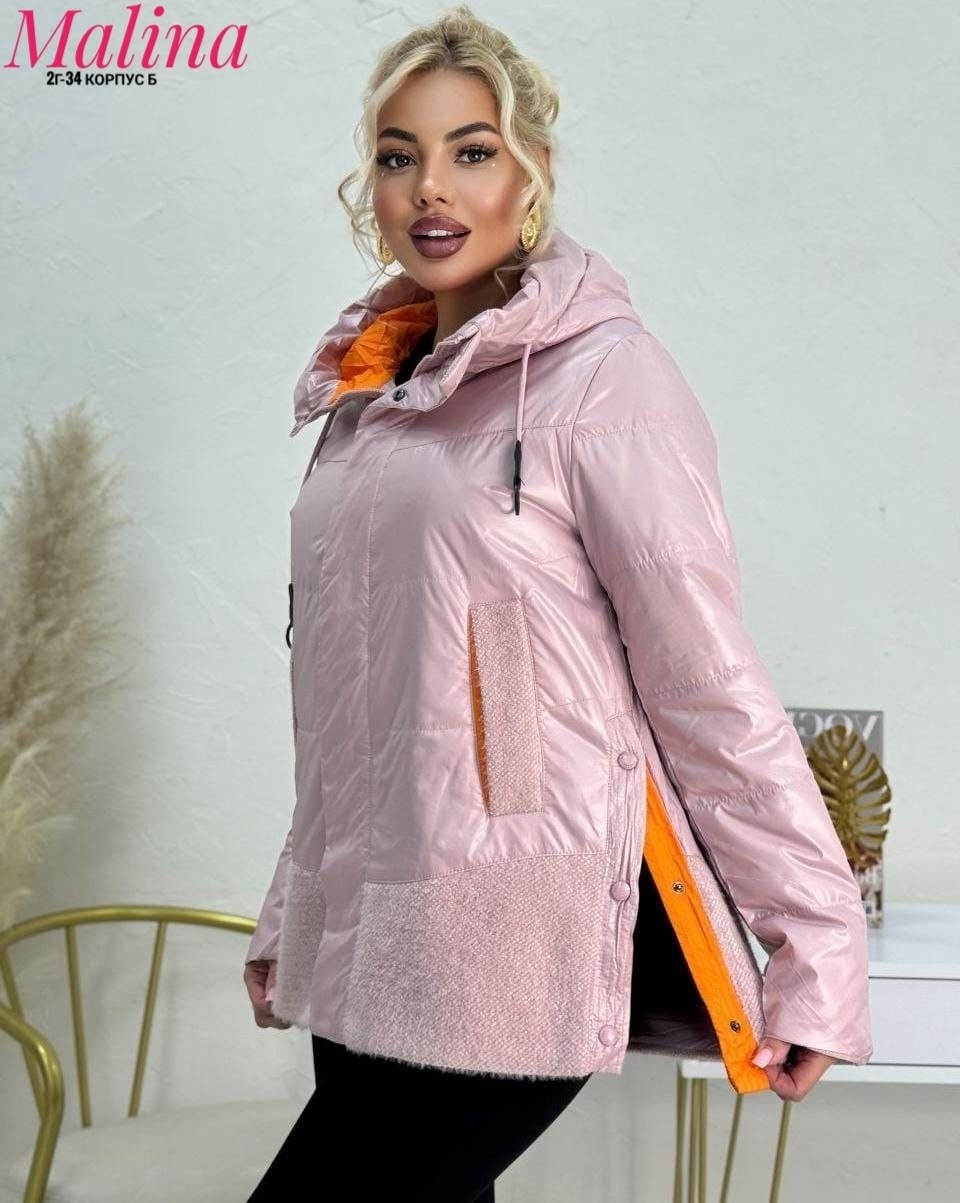 куртка женская больших размеров демисезонная,женская демисезонная куртка,демисезонная куртка,женская куртка,куртка комбинированная