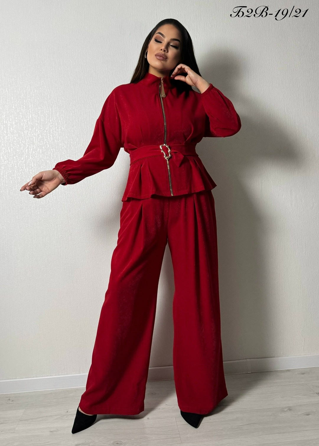 костюм dilanavip 2065 красный,костюм dilana vip 2065 красный,женский костюм,женский брючный костюм,брючной костюм