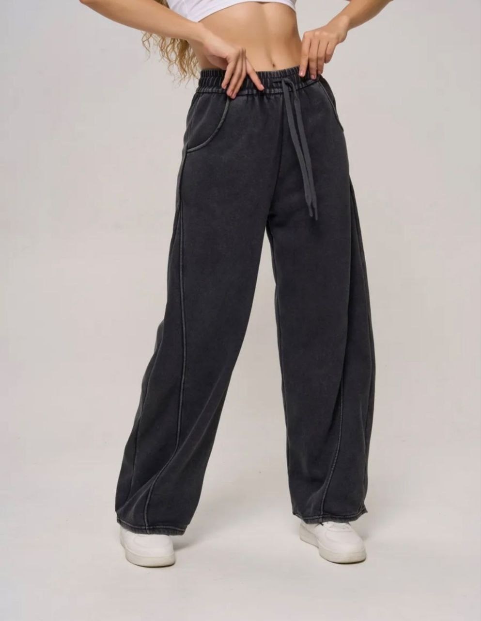 женские брюки,трикотажные брюки,брюки спортивные,брюки широкие трикотажные со стиркой befree,джинсы брюки