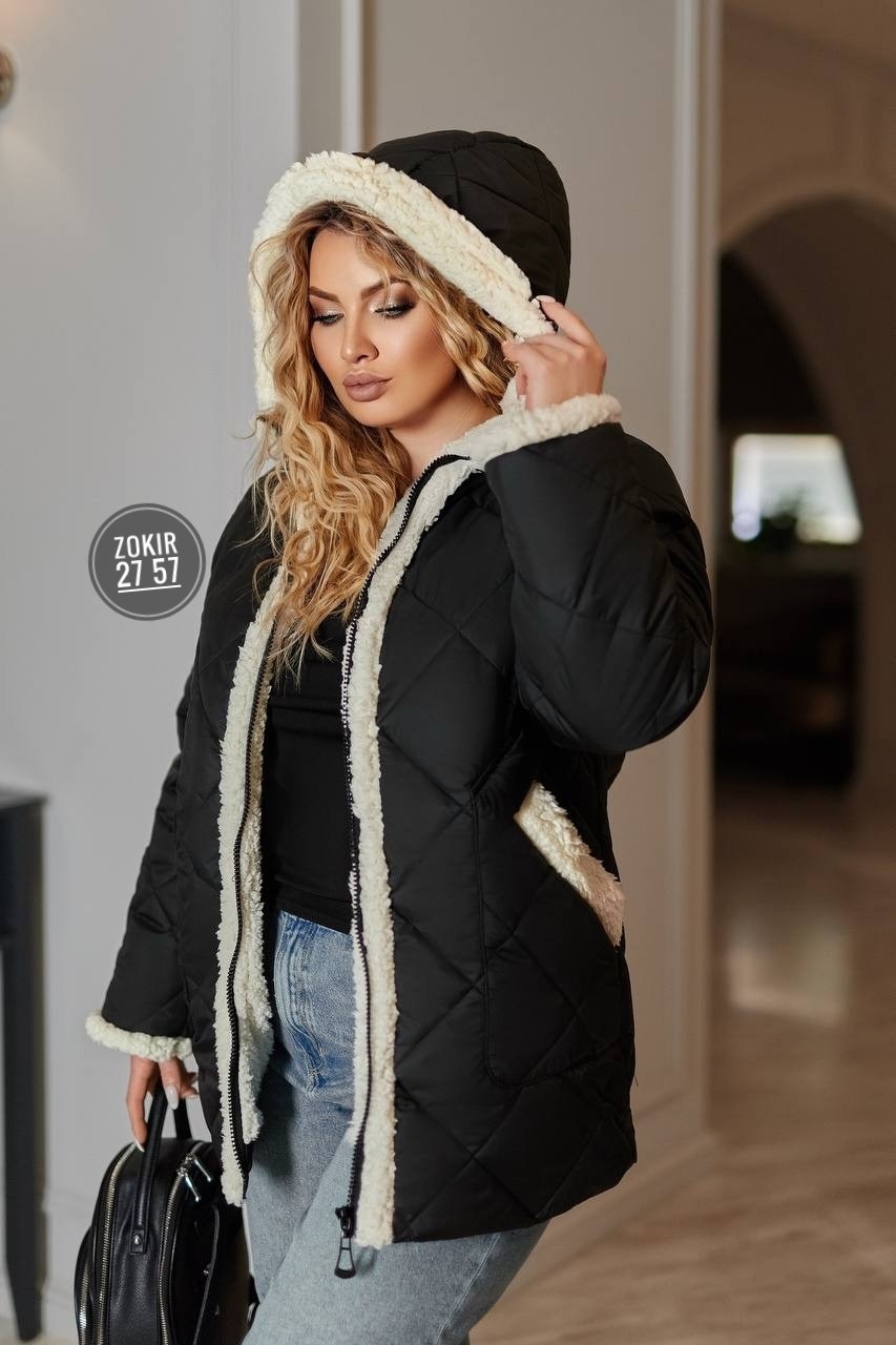 женская верхняя одежда больших размеров,куртка женская с капюшоном,куртка женская,куртка,зимняя женская куртка